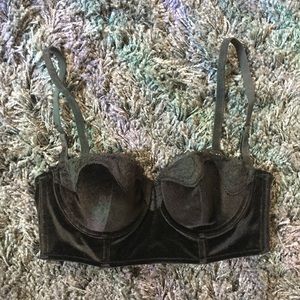 VS Dream Angels velvet bustier multiway